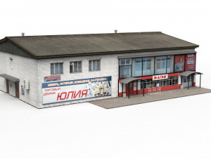 Shopping center Modelo 3D