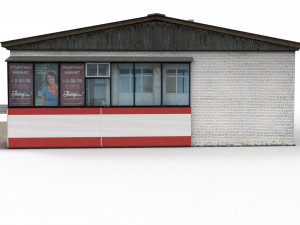 Shopping center Modèle 3D
