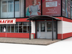 Shopping center Modèle 3D