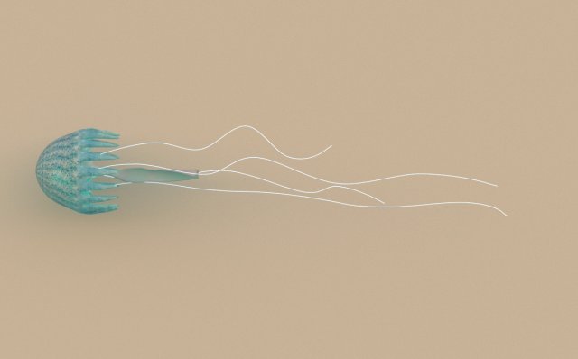 jellyfish Modelo 3D .c4d .max .obj .3ds .fbx .stl .blend 