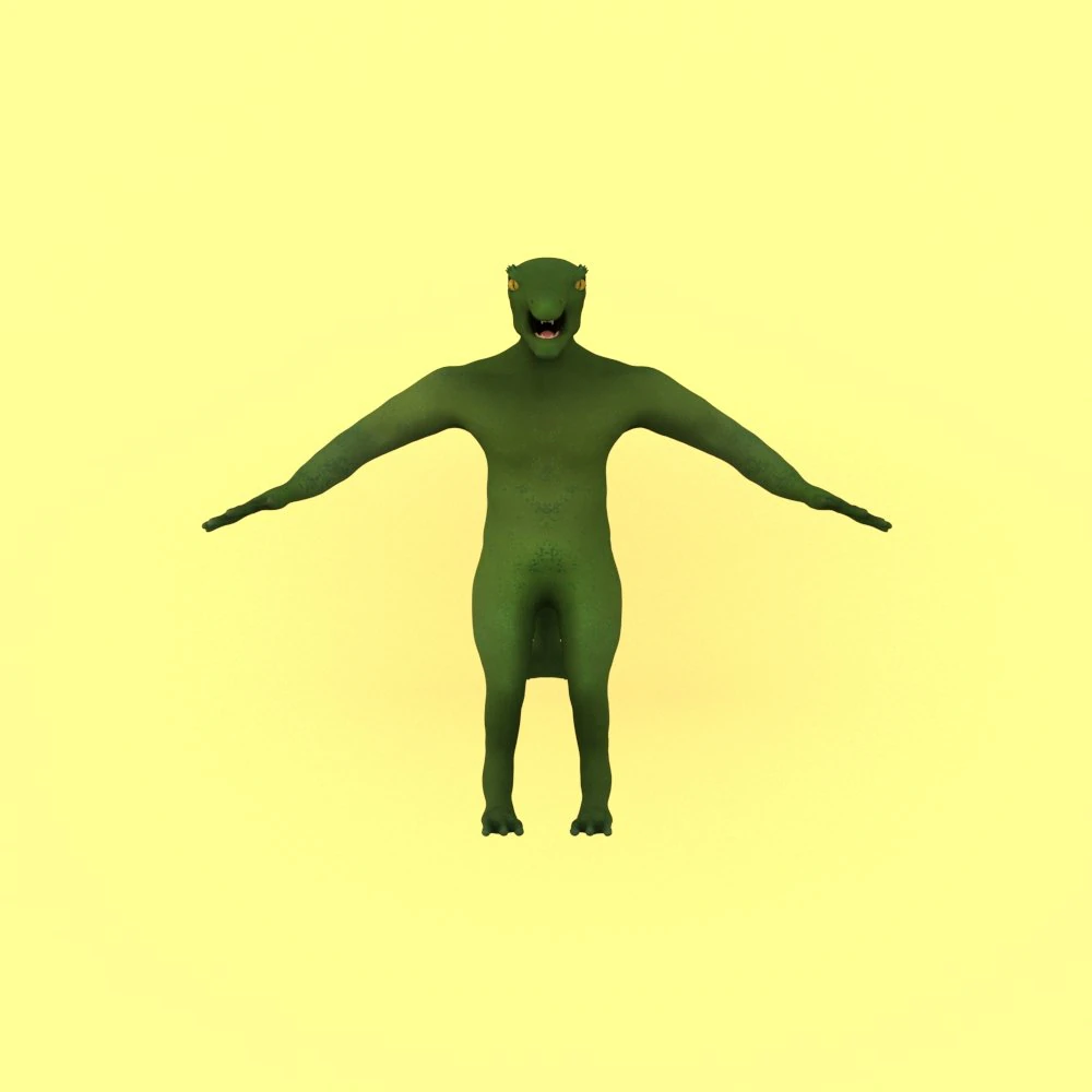 トリトン 3Dモデル .c4d .max .obj .3ds .fbx .stl .blend 