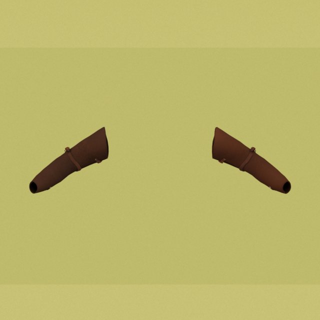 bracers 3D Model .c4d .max .obj .3ds .fbx .stl .blend 