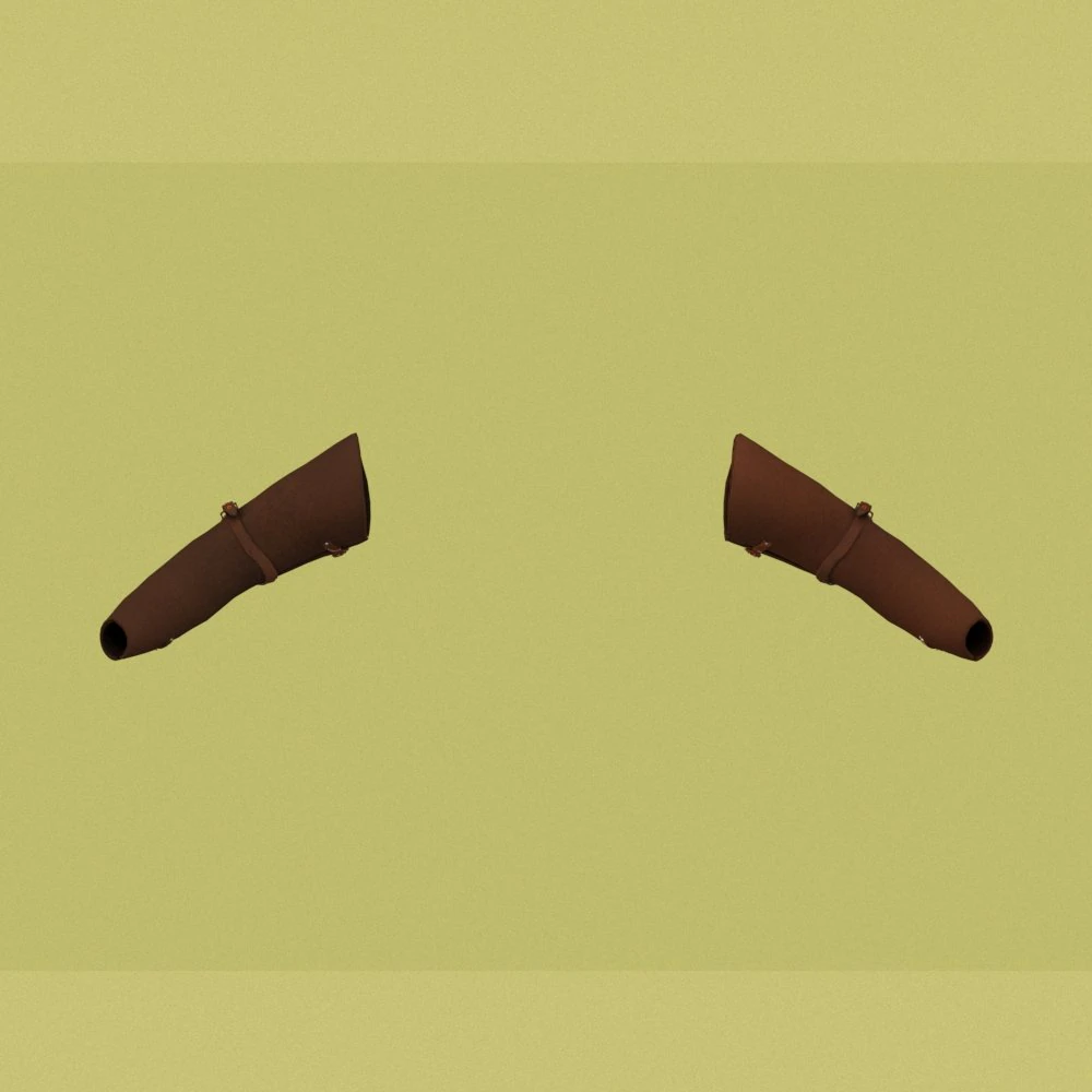 bracers 3D Model .c4d .max .obj .3ds .fbx .stl .blend 