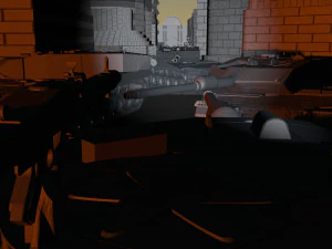 市街戦 3Dモデル