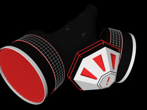 gasmask Modelo 3D