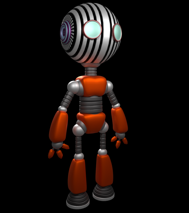 robo kido Modello 3D .c4d .max .obj .3ds .fbx .stl .blend