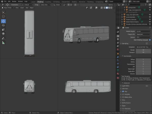 marcopolo ideale 800 bus 3D Model