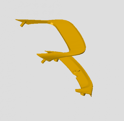 tail scort cosworth rc 1-10 Model do druku 3D .c4d .max .obj .3ds .fbx .stl .blend 