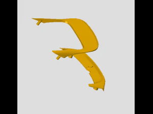 ekor scort cosworth rc 1-10 Model Cetak 3D