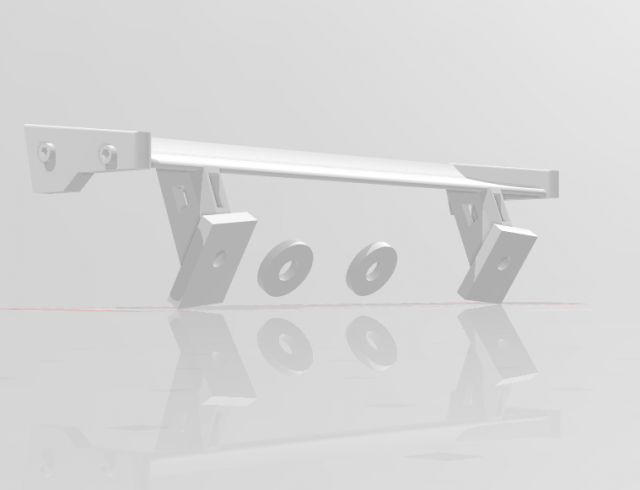 tail rc rally for tamiya 3D-Druckmodell .c4d .max .obj .3ds .fbx .stl .blend 