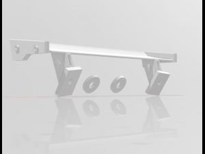 tail rc rally for tamiya 3D-printmodel