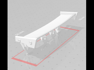 tail rc rally for tamiya 3D-Druckmodell