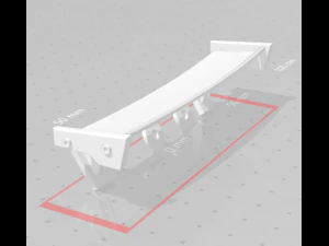 tail rc rally for tamiya 3D Print Model