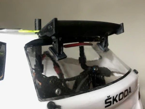 tail rc rally for tamiya 3D Print Model