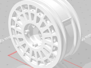 rim lancia integrale rc 1-10 scale for tamiya xray kyosho 3D Print Model
