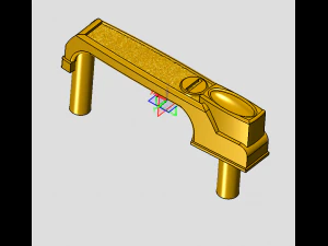 RC T&uuml;rgriff Crawler 1-10 3D Druckmodell