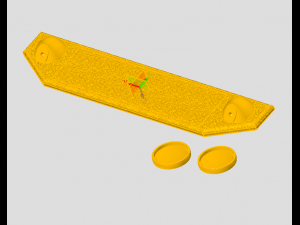 axial parrilla front and rear lights deatbolt scale1-10 3D प्रिंट मॉडल
