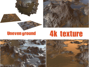 uneven ground CG 纹理