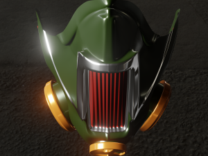 mask 3d printing covid -19 hot rod style 3D Model
