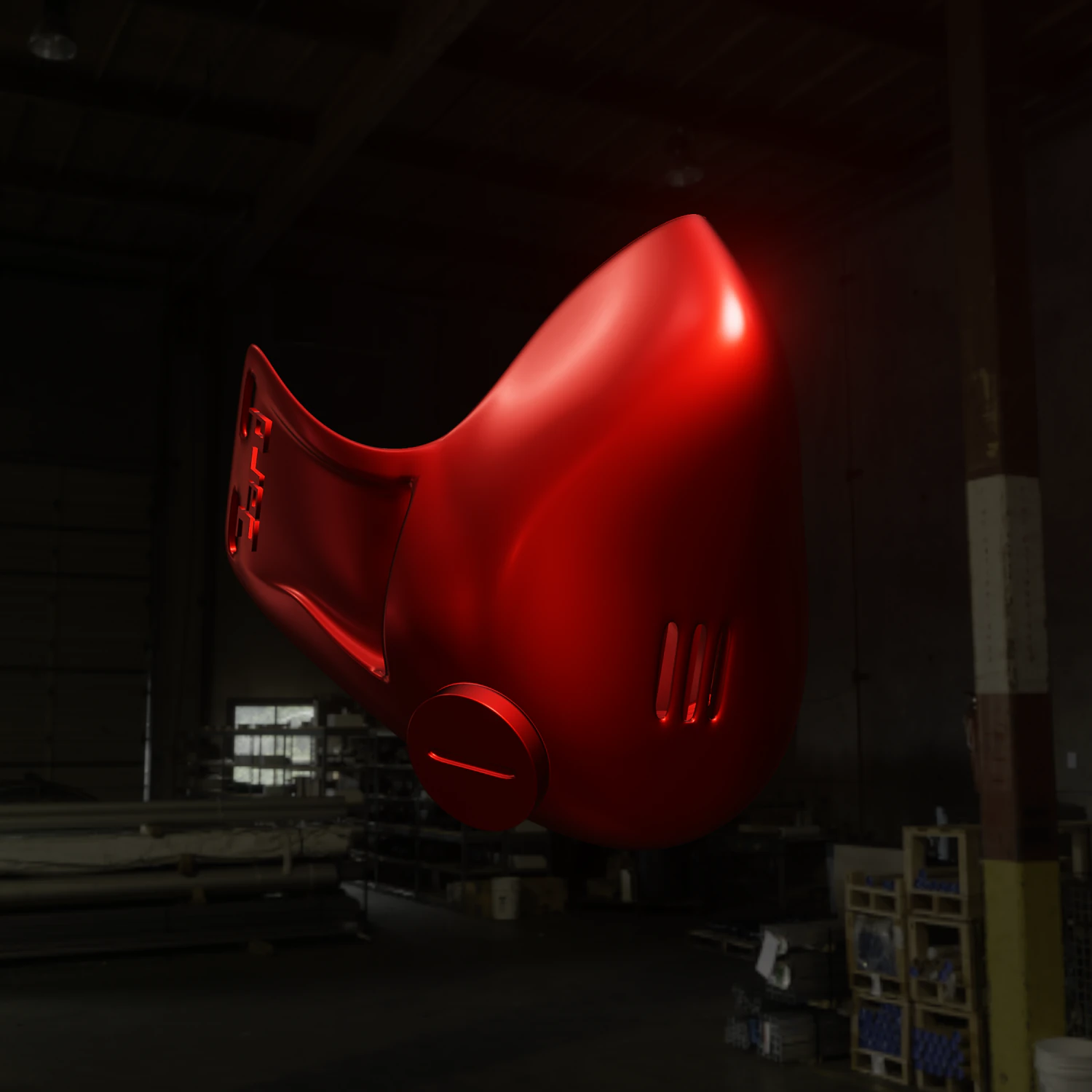 mask 3d printed covid -19 3D Model .c4d .max .obj .3ds .fbx .stl .blend 