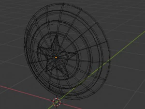 captain america shield 3D Model