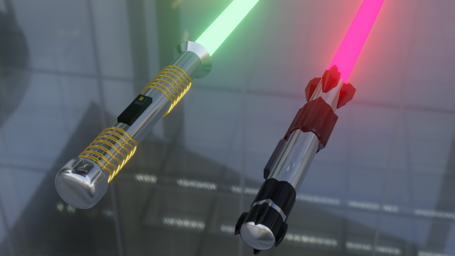 star wars lightsabers 3D-Modell .c4d .max .obj .3ds .fbx .stl .blend 