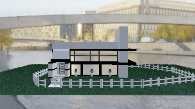 house Model 3D .c4d .max .obj .3ds .fbx .stl .blend 