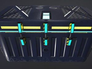 sci-fi box Modèle 3D
