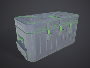 sci-fi box Modèle 3D