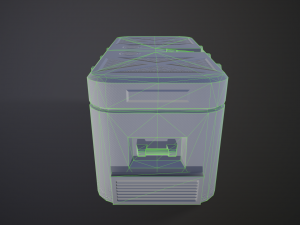 sci-fi box Modèle 3D