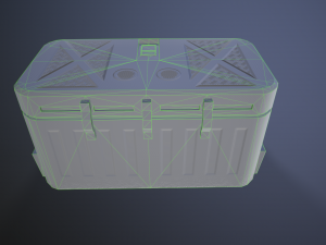 sci-fi box Modèle 3D