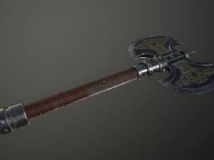 dwarf axe 3D Model