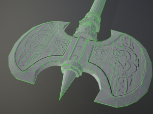 dwarf axe 3D Model