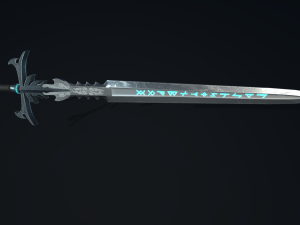 fantasy sword 3D Model
