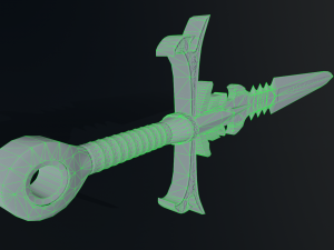 fantasy sword Model 3D