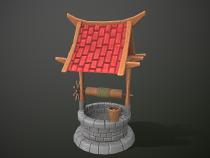 stylized well 3D Model
