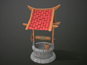 stylized well 3D Model