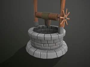 stylized well 3D Model
