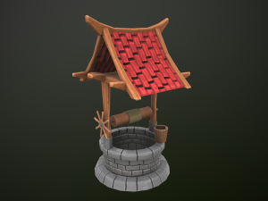 stylized well 3D Model