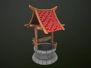 stylized well 3D Model