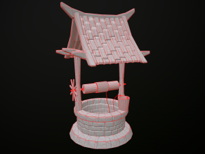 stylized well 3D Model