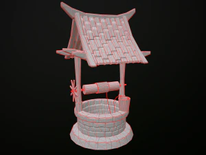 stylized well 3D Model