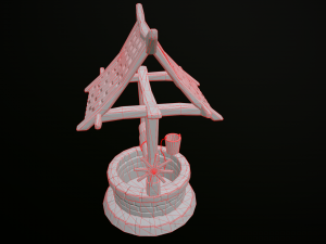 stylized well 3D Model