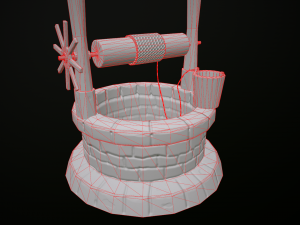 stylized well 3D Model
