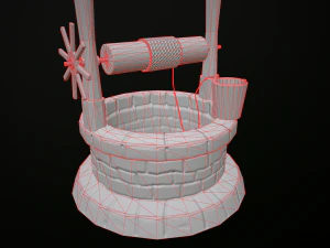 stylized well 3D Model