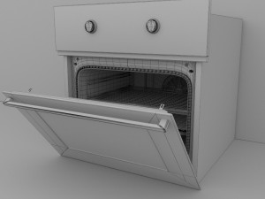 electric oven gorenje bo735e201x-m Modelo 3D