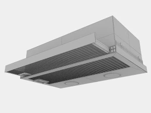 ingebouwde kookplaat en afzuigkap gorenje 3D Model