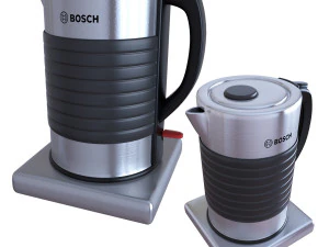 czajnik bosh szary twk7s05 Model 3D