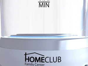 homeclub hhb 1770 glass teapot water-filled backlit 3D Model