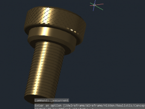 screw diaomand style cutting and thread 3D Print Model